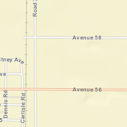 Ducor California Street Map