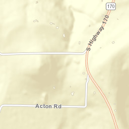 14861-14999 Arkansas 170 Scenic West Fork AR Street Map