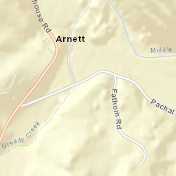 Arnett Arkansas Street Map