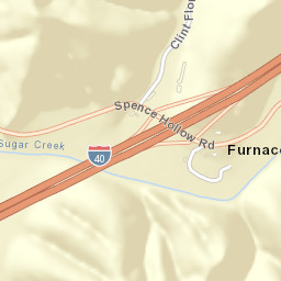 Furnace Tennessee Street Map