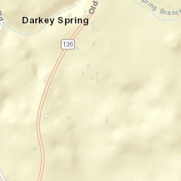 Darkey Springs Tennessee Street Map
