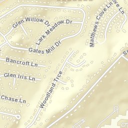 Woodland Trace Tennessee Street Map