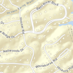 Riverbend Tennessee Street Map
