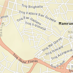 Ħamrun Street Map