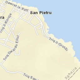 Xgħajra Street Map