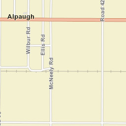 Alpaugh California Street Map
