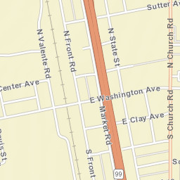 Earlimart California Street Map