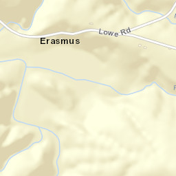Erasmus Tennessee Street Map