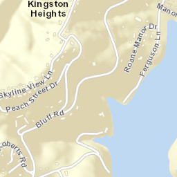 Kingston Heights Tennessee Street Map