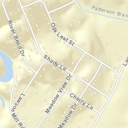Riverbend Estates Tennessee Street Map