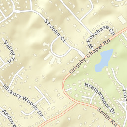 Woodchase Tennessee Street Map