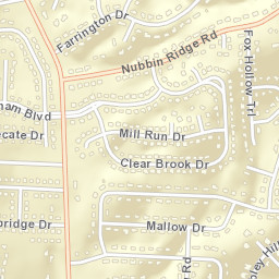Farrington Tennessee Street Map