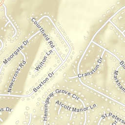 Kensington Tennessee Street Map