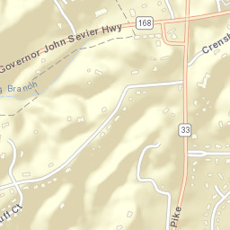 Crenshaw Tennessee Street Map