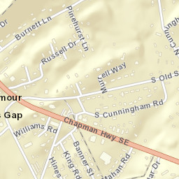 Shooks Gap Tennessee Street Map