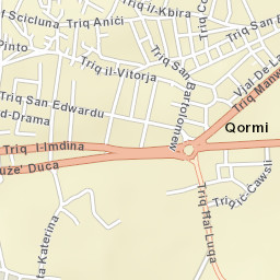Qormi Street Map