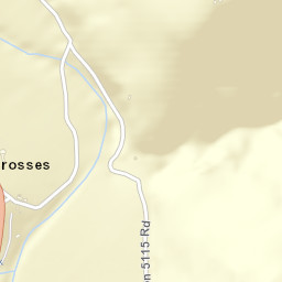 Crosses Arkansas Street Map