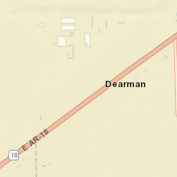 Dearman Arkansas Street Map