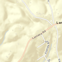 Lantana Tennessee Street Map
