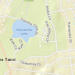 Lake Tansi Tennessee Street Map