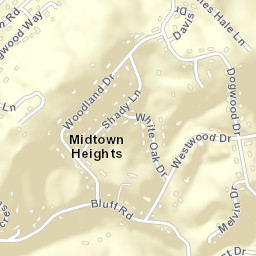 Midtown Heights Tennessee Street Map