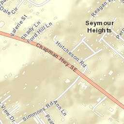 Seymour Heights Tennessee Street Map