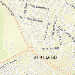 Santa Luċija Street Map