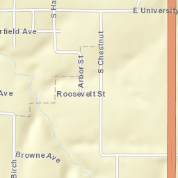 1295-1501 South Chestnut Street Guthrie Street Map