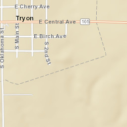 24-26 Central Ave, Tryon, OK 74875 Street Map