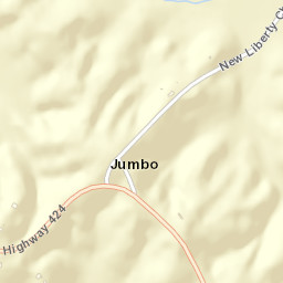 Jumbo Tennessee Street Map