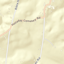 Holladay Tennessee Street Map