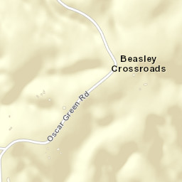 Beasley Crossroads Tennessee Street Map