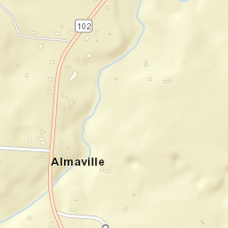 Almaville Tennessee Street Map