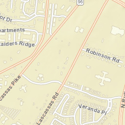 Lascassas Villa Tennessee Street Map
