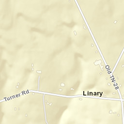 Linary Tennessee Street Map
