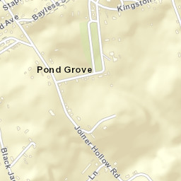 Pond Grove Tennessee Street Map
