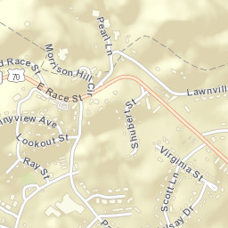 Lawnville Meadows Tennessee Street Map