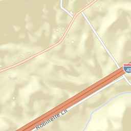 Bradbury Tennessee Street Map