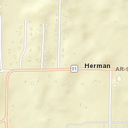 Herman Arkansas Street Map