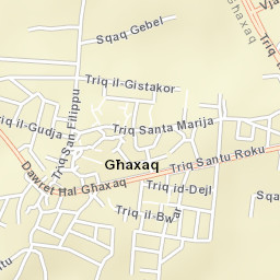 Għaxaq Street Map