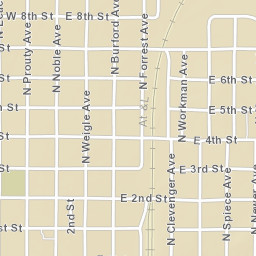 203 North Weigle Avenue Watonga OK Street Map