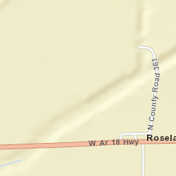 Roseland Arkansas Street Map