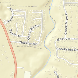 Beasley Road Tennessee Street Map