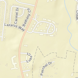 Paschal Estates Tennessee Street Map
