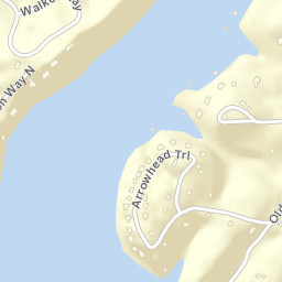 Sequoyah Shores Tennessee Street Map