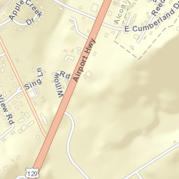 Mimosa Estates Tennessee Street Map