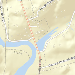 Little River Tennessee Street Map