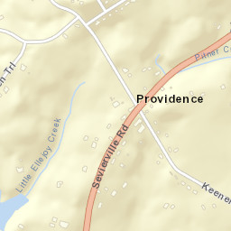 Providence Tennessee Street Map