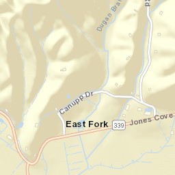 East Fork Tennessee Street Map