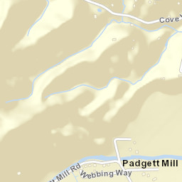 Padgett Mill Tennessee Street Map
